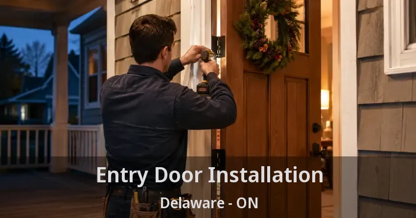 Entry Door Installation Delaware - ON