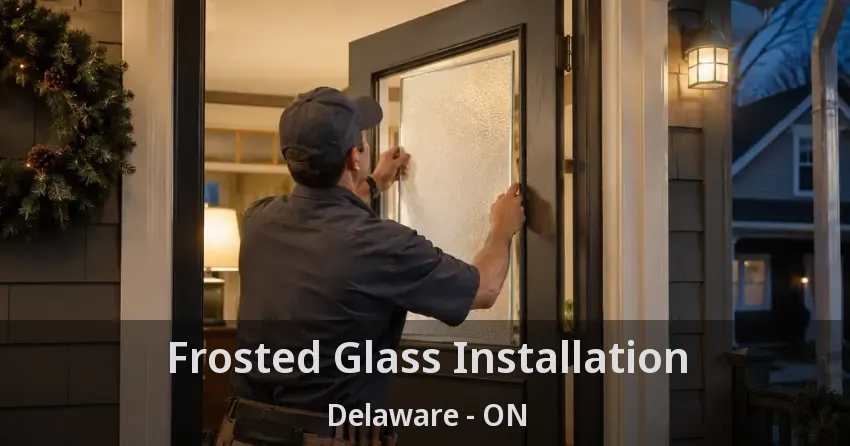 Frosted Glass Installation Delaware - ON
