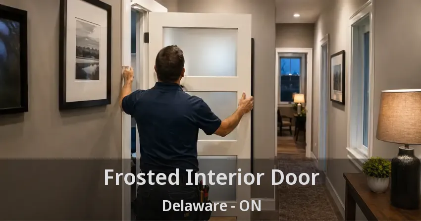 Frosted Interior Door Delaware - ON