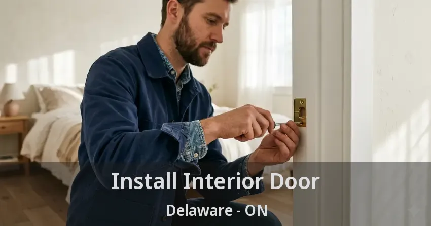 Install Interior Door Delaware - ON