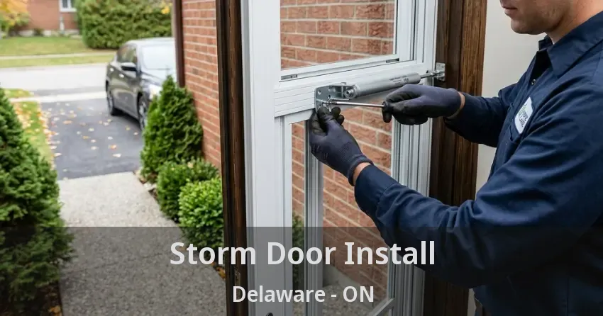 Storm Door Install Delaware - ON