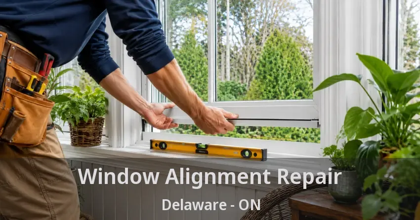 Window Alignment Repair Delaware - ON