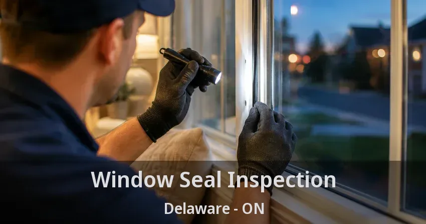 Window Seal Inspection Delaware - ON