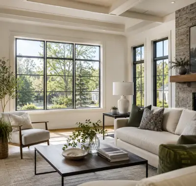 Completed interior project by Windows & Doors Delaware
